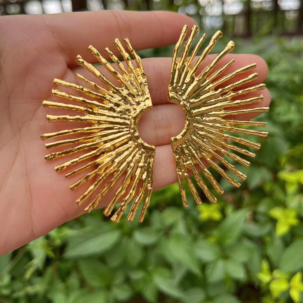 Boucles d’oreilles Vintage Golden Emperor