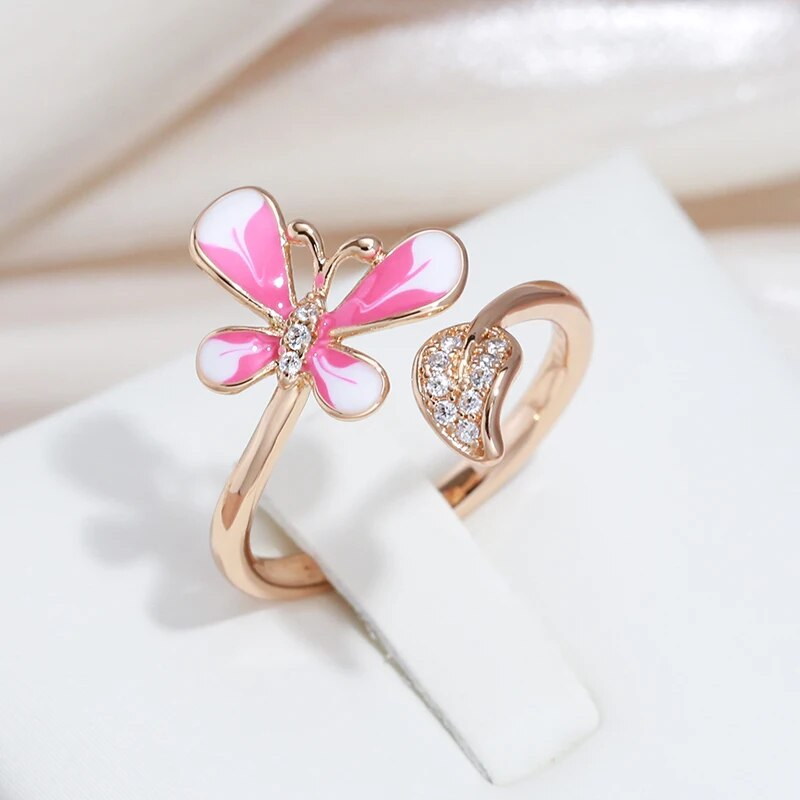 Bague papillon élégante