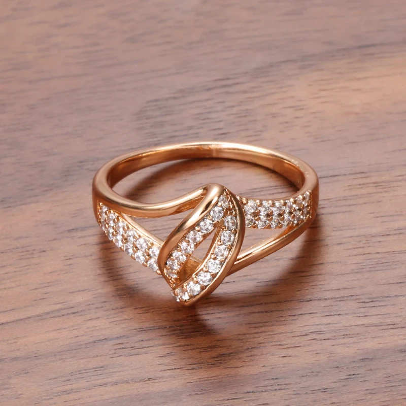 Bague avec paillettes d'or