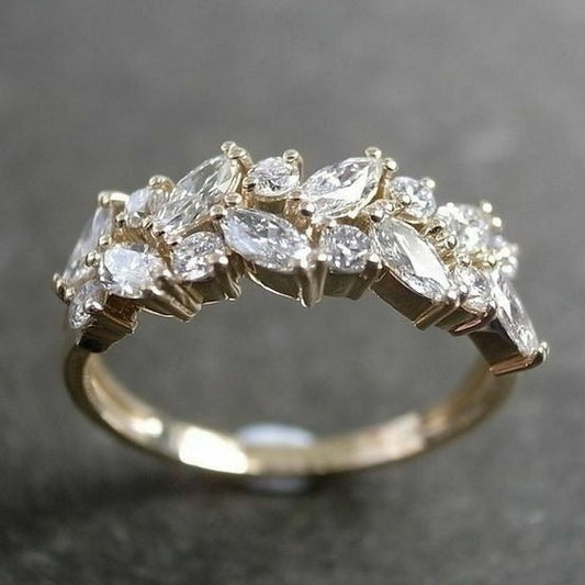 Bague vintage en zirconium