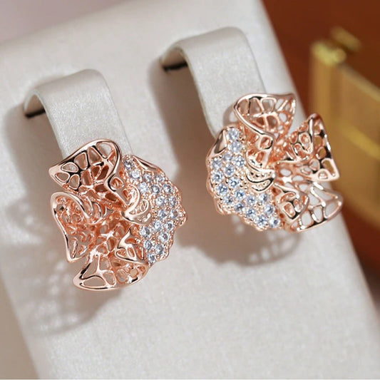 Irregular Irregular Boucles d'oreilles brillantes Elegant