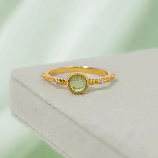 Bague Nerisa en or et cristal